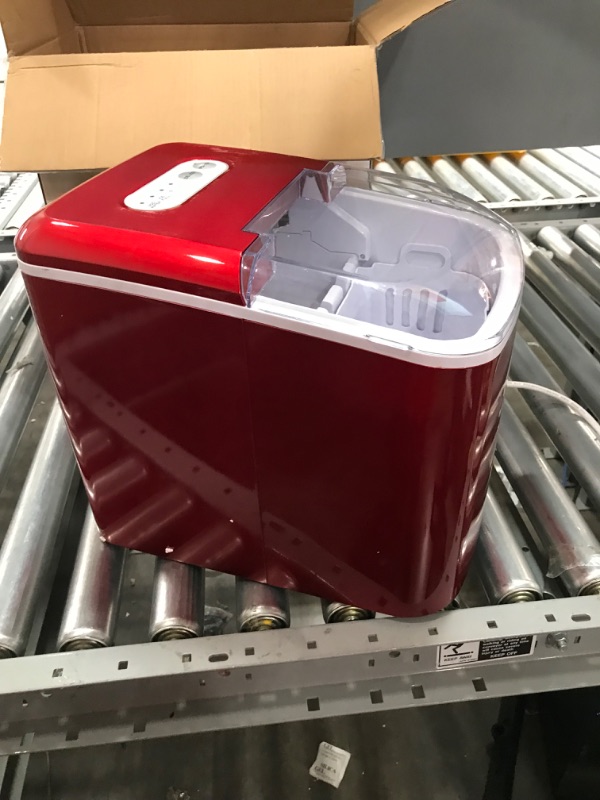Photo 1 of Igloo Automatic Portable Electric Countertop Ice Maker Machine Red