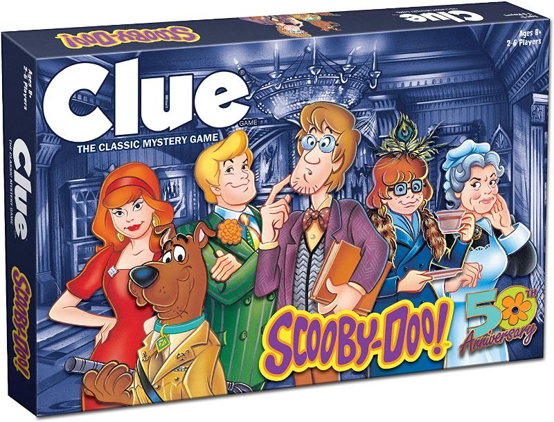 Photo 1 of CLUE: Scooby Doo! Board Game | Official Scooby-Doo! Merchandise Based on The Popular Scooby-Doo Cartoon | Classic Clue Game Featuring Scooby-Doo Characters | Gather The Gang and Solve The Mystery!
