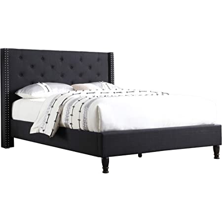 Photo 1 of ***BOX 1 of 2, NOT COMPLETE***
BED00007 Full size bed HB 4461-26  Black