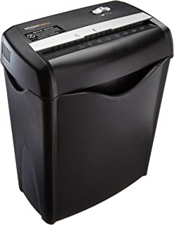 Photo 1 of Amazon Basics 6-Sheet Cross-Cut Paper and Credit Card Home Office Shredder