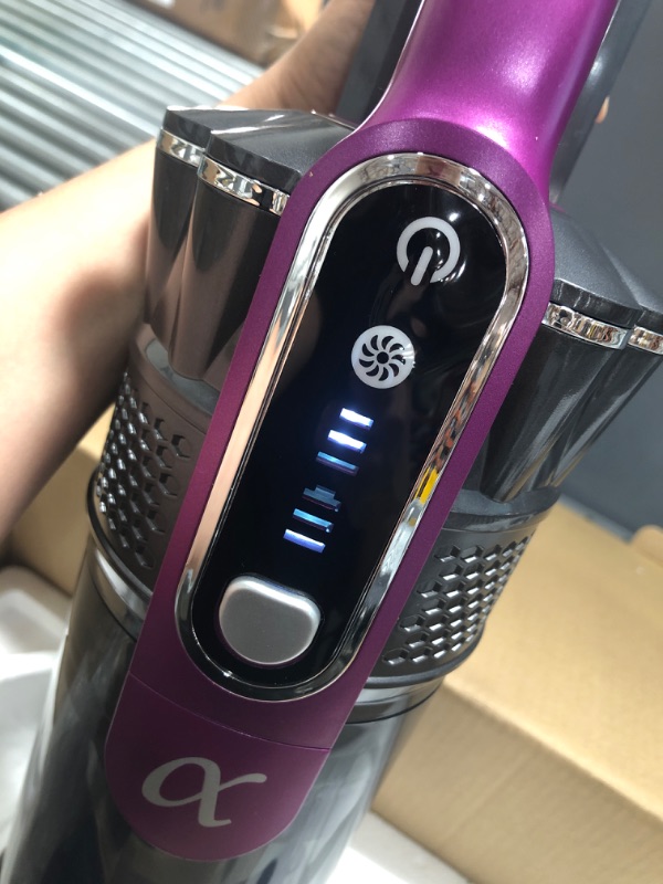 Photo 4 of ROOMIE TEC Alpha Professional Cordless Upright Vacuum Cleaner, 22Kpa Ultra Powerful Suction, with LED Headlights,Upgraded 2in1 Handheld Vac, Pet Friendly Brush and Auto Charging Base
