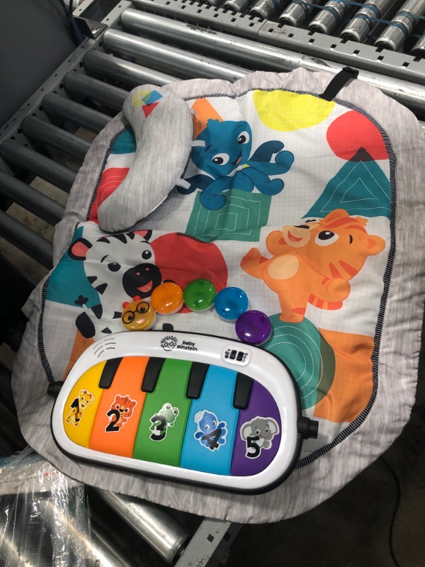 Photo 2 of Baby Einstein 4-in-1 Kickin' Tunes Music and Language Play Gym and Piano Tummy Time Activity Mat
