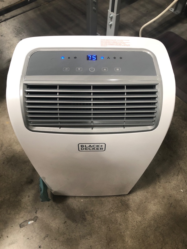 Photo 4 of BLACK+DECKER 10,000 BTU Portable Air Conditioner with Remote Control, White
