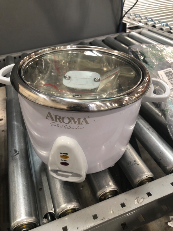 Photo 2 of Aroma Housewares Select Stainless Rice Cooker & Warmer with Uncoated Inner Pot