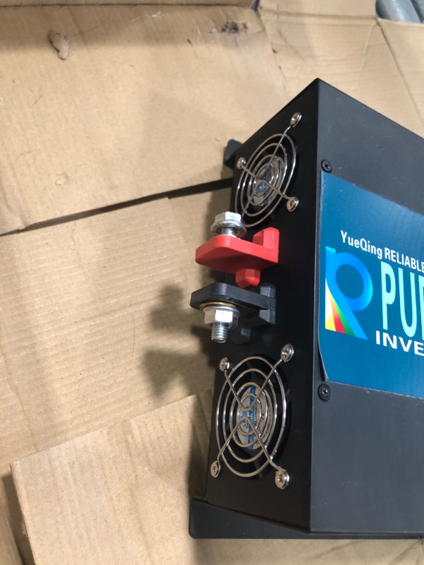 Photo 1 of YueQing Electric 5000W Heavy Duty Pure Sine Wave Solar Power Inverter DC 48V to AC 110v 120V Backup Power 2 AC Outlets with Hardwire Terminal and LED