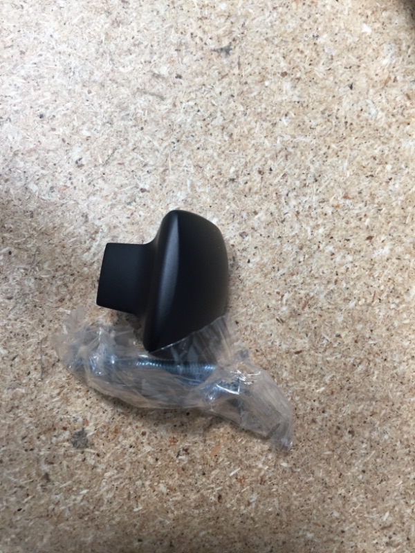 Photo 2 of **SET OF 10**
Boise 1-1/4 in. Matte Black Square Cabinet Knob
