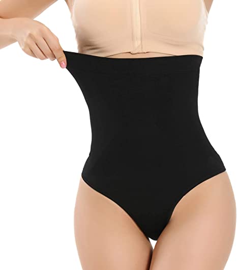 Photo 1 of Joyshaper High Waisted Thong Shapewear for Women Tummy Control Thong Girdle Seamless Thongs Underwear
BLACK XL
