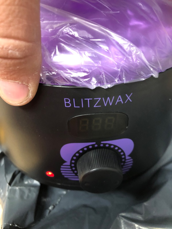 Photo 4 of BLITZWAX Waxing Kit for Women Men Digital Wax Warmer Hard Wax Kit with 50 Wax Accessories 17.5oz Wax Beans for Full Body Brazilian Bikini Armpit Hair Removal