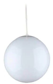 Photo 1 of Sea Gull Lighting
Leo Hanging Globe 8 in. W 1-Light White Pendant