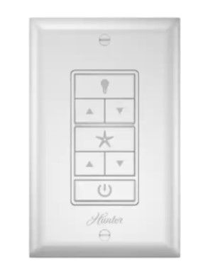 Photo 1 of Hunter
Universal Damp Rated Ceiling Fan Wall Remote Control White