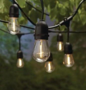 Photo 1 of Hampton Bay
Outdoor 20 ft. 10 Socket LED Solar Edison Bulb String Light