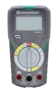 Photo 1 of Commercial Electric
Manual Ranging Multimeter