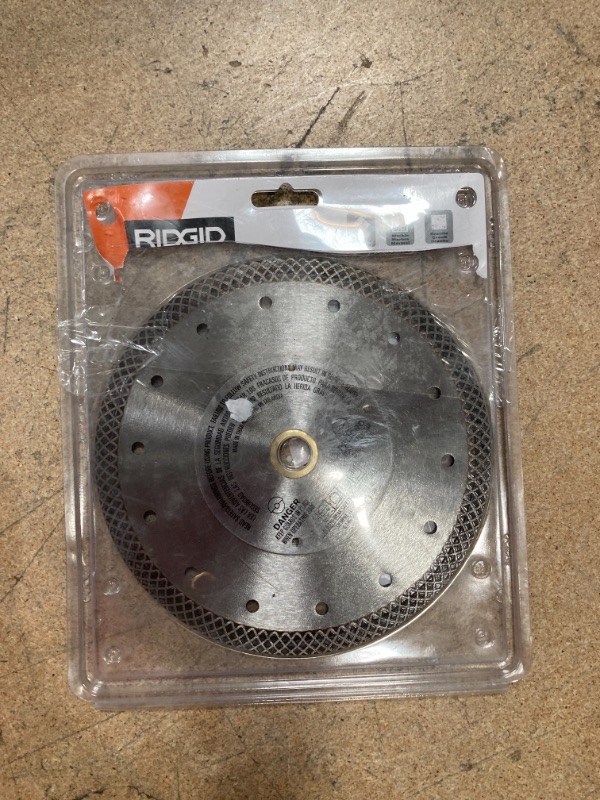 Photo 2 of 
RIDGID
7 in. Turbo Mesh Rim Diamond Blade