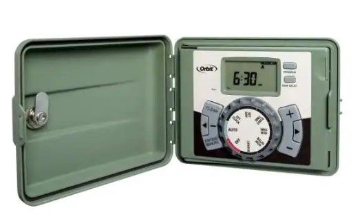 Photo 1 of Orbit
9-Zone Easy-Set Logic Indoor/Outdoor Sprinkler Timer