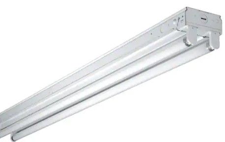 Photo 1 of Metalux
40-Watt 2-Light White 4 ft. Fluorescent Strip Light