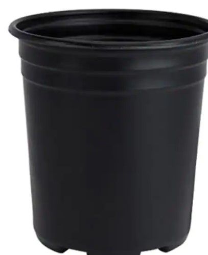 Photo 1 of Trade 2 Gal. (1.8 Gal.) Black Thermoformed Nursery Pot 6 PACK 