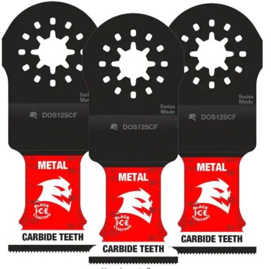 Photo 1 of 
DIABLO
1-1/4 in. Starlock Carbide Oscillating Blades for Metal (3-Pack)

