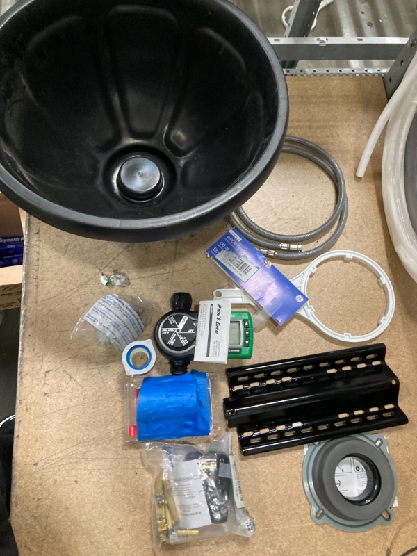 Photo 1 of **NON REFUNDABLE** BUNDLE OF MISC HOME DEPOT ITEMS; ASSORTMENT OF HOME IMPROVEMENT GOODS, GARDENING SUPPLIES, ELECTRIC, TOOLS  AND PLUMBING BUNDLE 