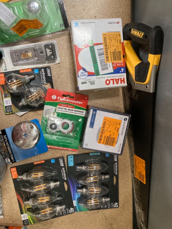 Photo 3 of **NON REFUNDABLE** BUNDLE OF MISC HOME DEPOT ASSORTMENTS, HOME IMPROVEMENT GOODS, ELECTRICAL, TOOLS  AND PLUMBING ITEMS 
