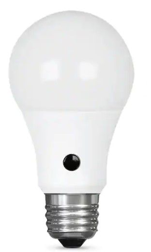 Photo 1 of Feit Electric
60-Watt Equivalent Daylight (5000K) A19 IntelliBulb Dusk to Dawn CEC Title 20 Compliant 90+ CRI LED Light Bulb