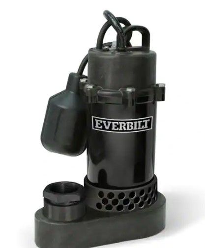 Photo 1 of Everbilt
1/4 HP Aluminum Sump Pump Tether Switch