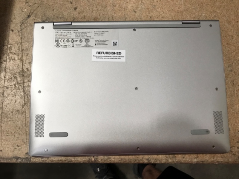 Photo 6 of (REFURBISHED, MAY CONTAIN USED PARTS; DAMAGED CORNERS)
Lenovo Chromebook C340 2-in-1-11.6" HD Touch - Celeron N4000-4GB - 32GB eMMC - Gray
