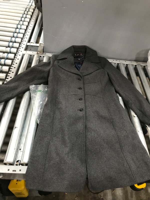 Photo 2 of Tommy Hilfiger Women's Single-Breasted Wool-Blend Coat
- Size Medium 