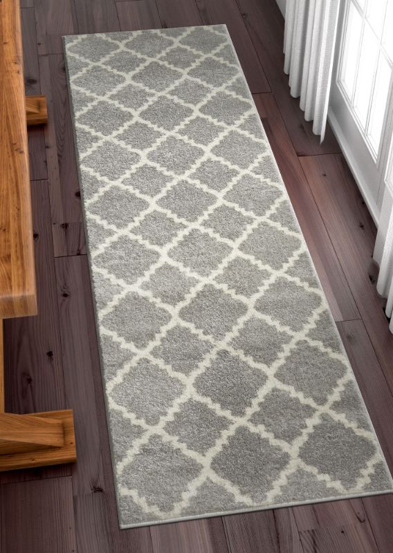 Photo 1 of 21072 Sydney Lulus Lattice Rug, Grey - 2 Ft. 3 in. X 7 Ft. 3 in.