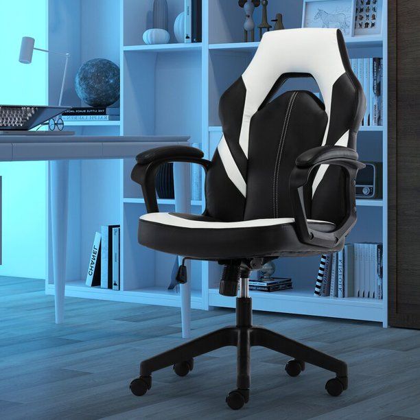 Photo 1 of Stock photo for reference - Computer gaming chair - Black/white
- Missing//loose hardware 
