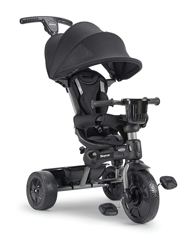 Photo 1 of Joovy Tricycoo 4.1 Kid's Tricycle, Push Tricycle, Toddler Trike, 4 Stages, Black
- Missing//loose hardware 