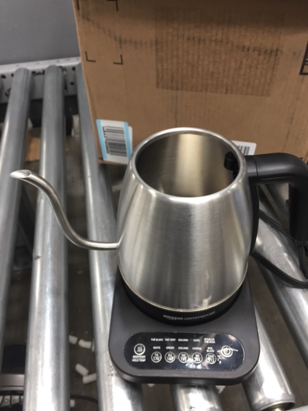 Photo 2 of AmazonCommercial Programmable Stainless Steel Electric Gooseneck Kettle
