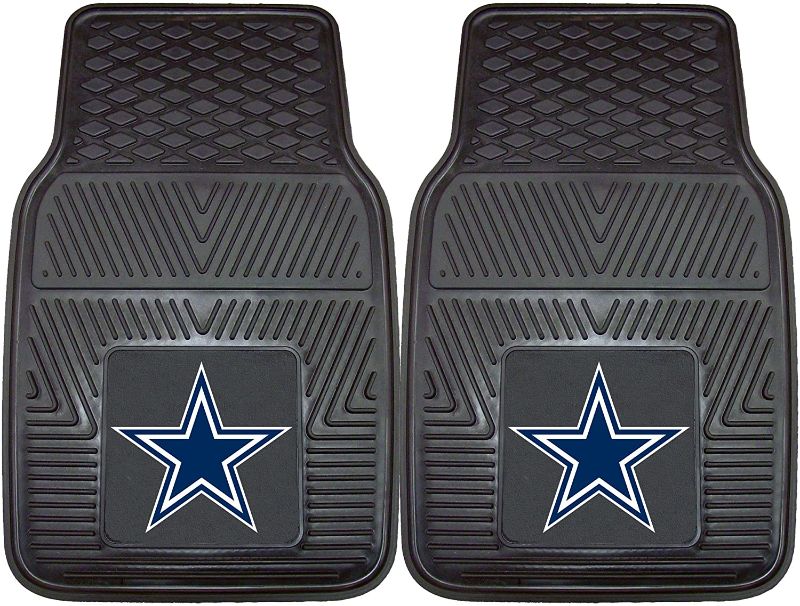 Photo 1 of  NFL Dallas Cowboys Vinyl Heavy Duty Car Mat,Set of two, 18"x27"