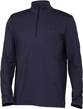 Photo 1 of Spyder Men’s Prospect Zip T-Neck – Quarter-Zip Pullover Long Sleeve Active Shirt