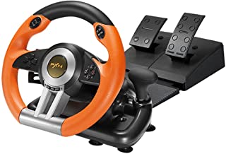 Photo 1 of PC Racing Wheel, PXN V3II 180 Degree Universal USB Car Sim Game Steering Wheel with Pedals for PS3, PS4, Xbox One,Xbox Series X/S,Nintendo Switch (Orange)
