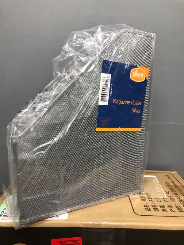 Photo 2 of YBM Home Steel Mesh Wall Magazine File Holder for Home & Office Organization, 