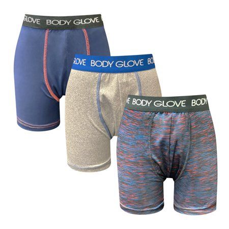 Photo 1 of Body Glove  Boys Performance Boxer Briefs, 3 Pack Size 8
