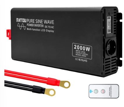 Photo 1 of DATOUBOSS-2000W Pure Sine Wave Power Inverter(Remote Control) EU 230V
