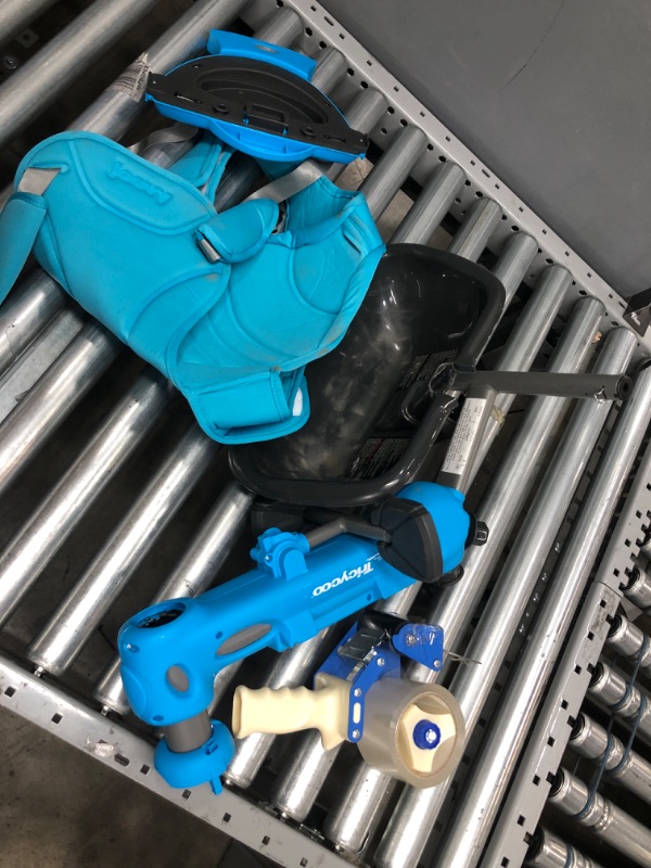 Photo 1 of MISSING SOME HARDWARE, Joovy Tricycoo 4.1 Kid's Tricycle, Push Tricycle, Toddler Trike, 4 Stages, Blue
