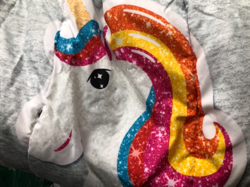 Photo 2 of girls twin unicorn  comforter