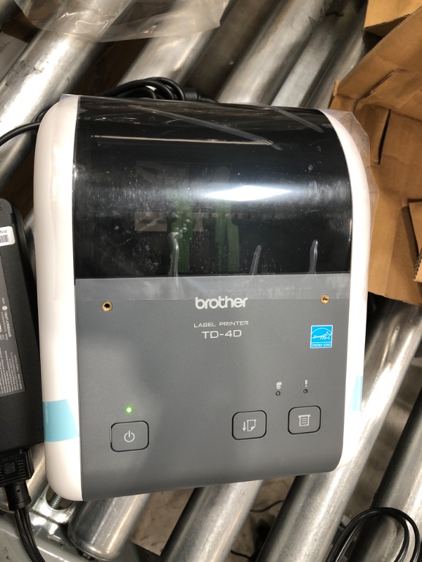 Photo 5 of Brother TD4420DN 4-inch Thermal Desktop Barcode and Label Printer, 203 dpi, 8 IPS, Standard USB and Serial, Ethernet LAN
