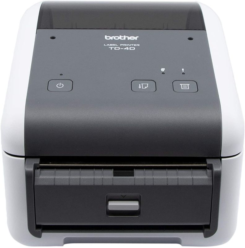 Photo 1 of Brother TD4420DN 4-inch Thermal Desktop Barcode and Label Printer, 203 dpi, 8 IPS, Standard USB and Serial, Ethernet LAN
