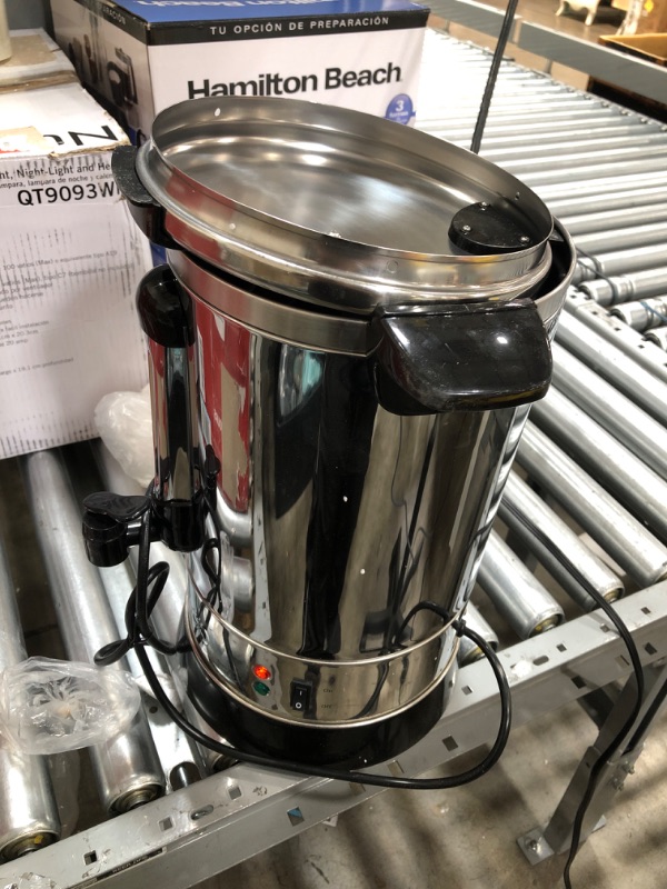 Photo 2 of **Damaged**Nesco Professional Coffee Urn, 30 Cups, Stainless Steel
