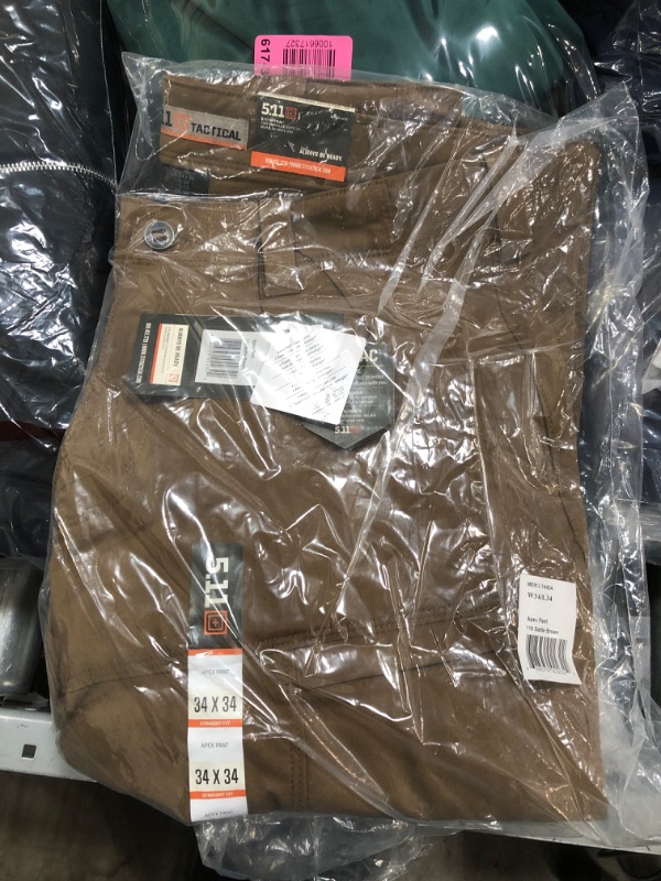 Photo 2 of 5.11 Tactical  - Apex Pant - Color: Battle Brown - Apex Pants: 34 in x 34 in, Battle Brown
