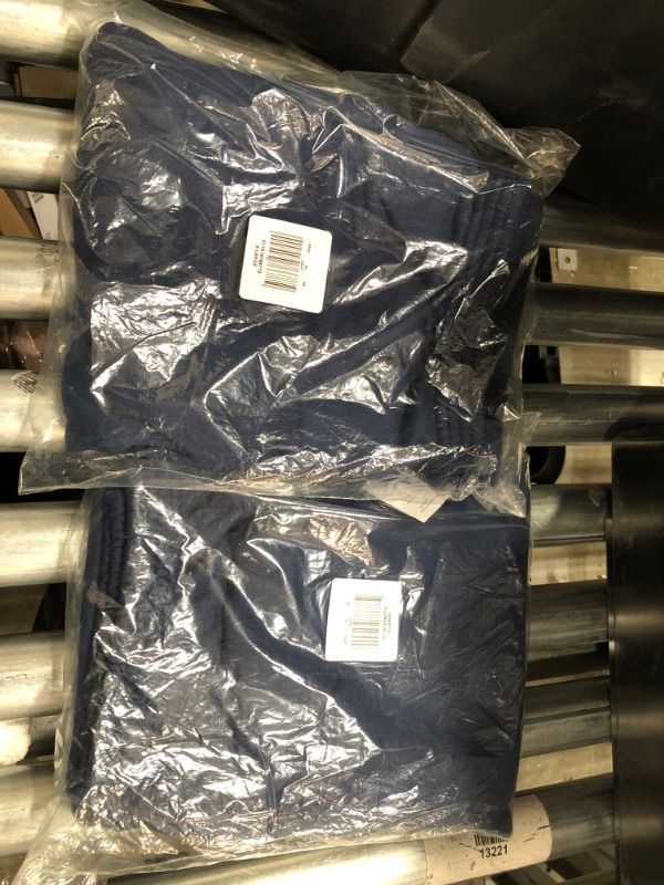 Photo 2 of **set of 2**
Hanes Kids' Eco Smart Fleece Non-Pocket Sweatpants (XL, Navy Blue)


