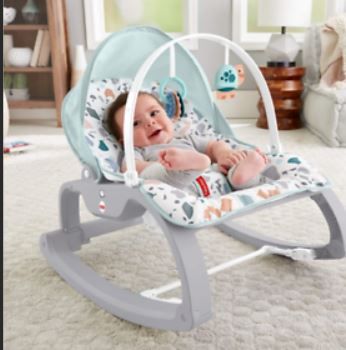 Photo 1 of Fisher Infant to Toddler Deluxe Baby Seat Rocker Pacific Pebble - 40lb
