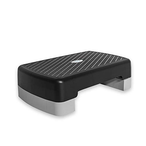 Photo 1 of Tone Fitness Compact Aerobic Step Platform | Exercise Step, Black/Gray, Model: HHBA-TN001BK-2
