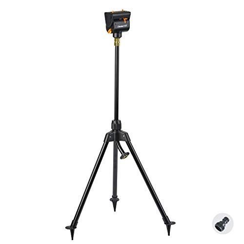 Photo 1 of Melnor 65115-AMZ MiniMax Turbo Oscillating Sprinkler on Tripod with QuickConnect Product Adapter Amazon Bundle
