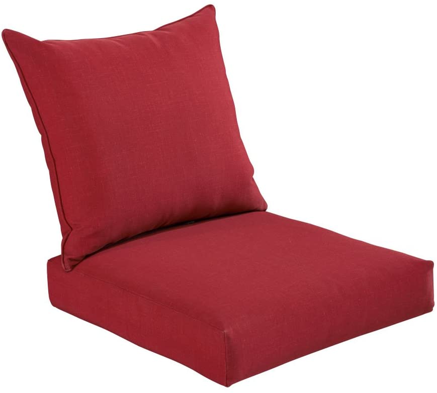 Photo 1 of **simialr to stock photo* - Bossima Indoor/Outdoor Rust Red Deep Seat Chair Cushion Set,Spring/Summer Seasonal Replacement Cushions.
