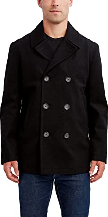 Photo 1 of Nautica Men's Classic Double Breasted Peacoat, Large