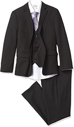 Photo 1 of Isaac Mizrahi Boys' Five Piece Solid Suit Set Ensemble, Size 8